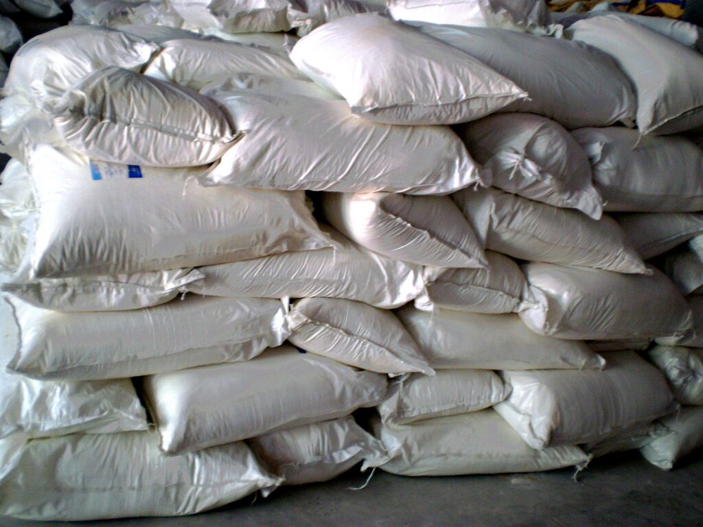 Packed cellulose product in bags