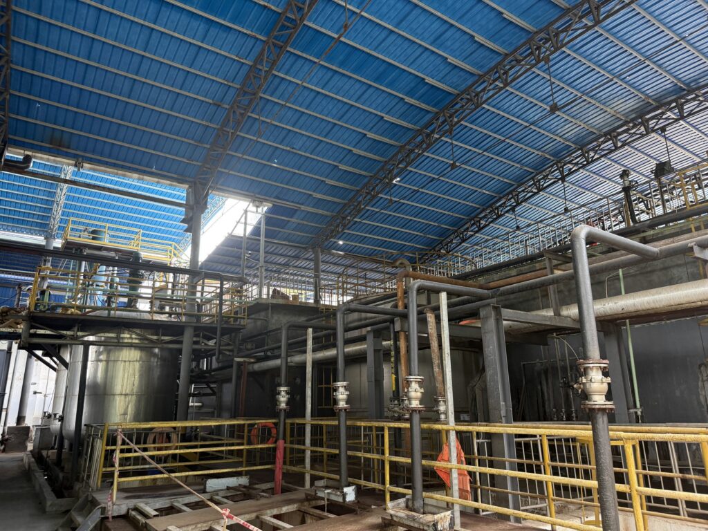 Process hall at a Green Agrochem production site